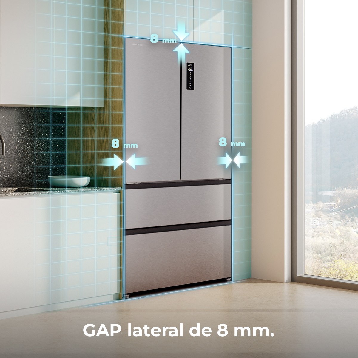 Bolero CoolMarket F2D 458 SBI Inox E | Envío, instalación y retirada RAEE gratis – foto detalle 2